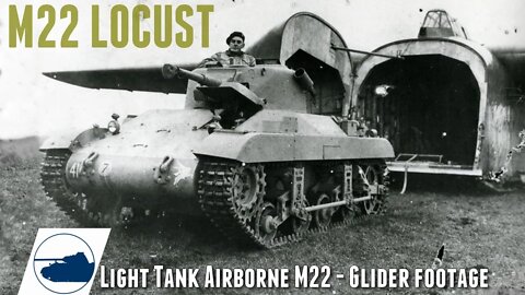 Rare WW2 M22 Locust - Hamilcar Mark I glider - Footage.