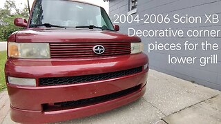 2004-2006 Scion XB lower grill decorative corner pieces