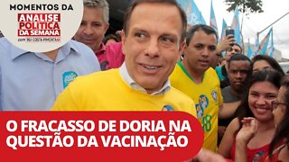 O fracasso de Dória na questão da vacinação | Momentos da Análise Política da Semana