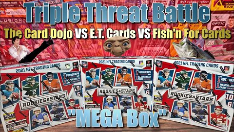 2021 Rookies & Stars Football TRADING CARD BOX |Triple Threat Battle w E.T. Cards/Fishin' for Cards!
