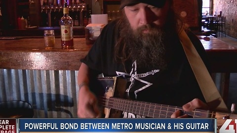 Powerful bond between a Kansas City musician and his cigar box guitar