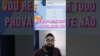 E se eu Responder tudo provavelmente não no Akinator? #shorts