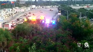 Fatal crash on Interstate 95 northbound in Delray Beach