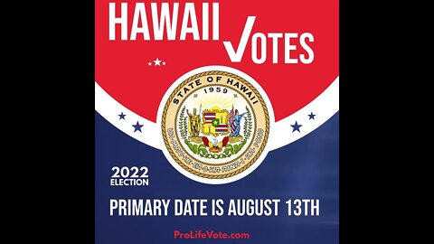 Hawaii Primary date