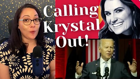 Disingenuous "Indie Media." Calling out Krystal on her capitulation to MSM propaganda (clip).