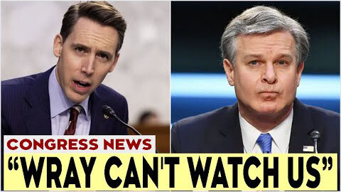 YOU CAN'T CONFIRM IT' WRAY STUMBLED AFTER JOSH HAWLEY'S FIERY QUESTIONING OVER 'PERSONAL' S.PYING