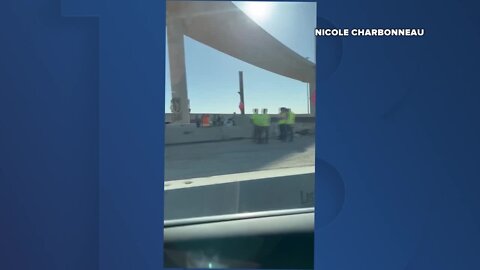 Video shows scene of fatal incident on Las Vegas freeway