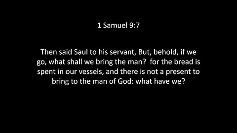 1st Samuel Chapter 9