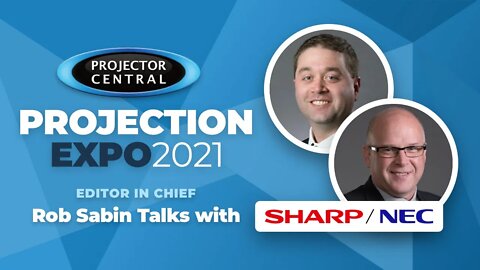 ProjectionExpo 2021-Sharp/NEC Booth Overview