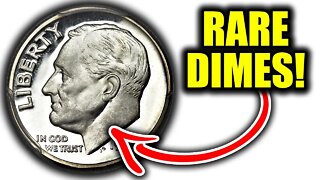THESE DIMES ARE WORTH A LOT MONEY!! ERROR COINS AND HIGH GRADE COINS