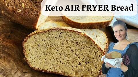 If you have an AIR FRYER, you can make this KETO Bread!