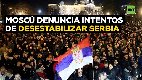 Kremlin: "Se ven los intentos de provocar disturbios en Serbia desde el extranjero"