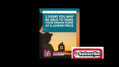 || 3 signs you may be able to snag your dream home at a lower price ||