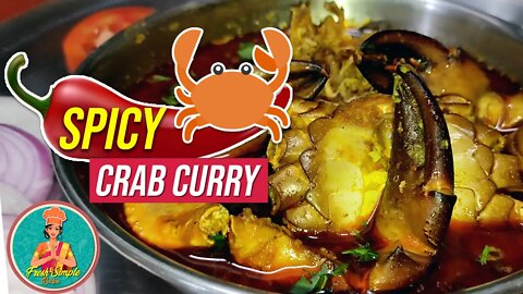 Tasty Crab Curry | मसालेदार केकड़ा करी | पाट्या वर वाटून केलेला खेकडा रस्सा #CrabCurry #Recipe