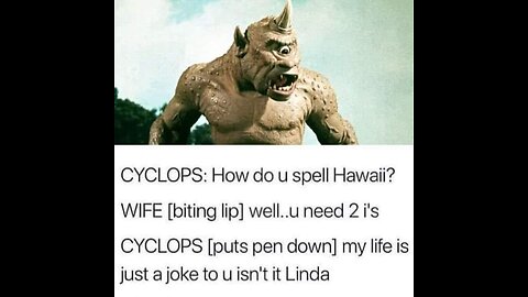 Cyclops #memes #silly #funny #greekmythology #greece #mythology #puns