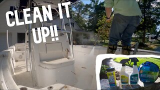 Sea Hunt 211 Ultra ~ Ft. Better Boat Cleaning Products
