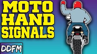 16 Motorcycle Group Riding Hand Signals