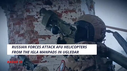 Russian forces attack AFU helicopters from the Igla MANPADS in Ugledar direction | Ukraine war