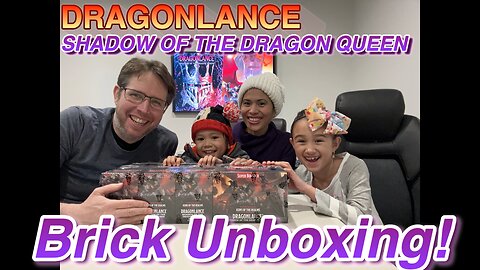 Dragonlance Shadow of the Dragon Queen - Full Booster Brick Unboxing - D&D Icons of the Realms