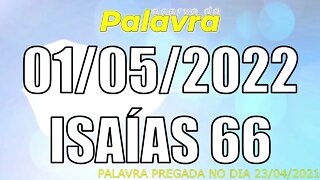 PALAVRA CCB ISAÍAS 66 - DOMINGO 01/05/2022 - CULTO ONLINE