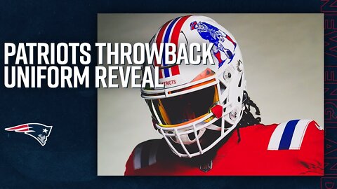 Patriots Unveil New Red Throwback Uniform - 2022 NFL Alternate Jersey (Back to the Future)