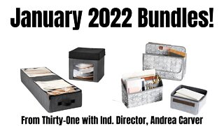 January 2022 Bundles from Thirty-One with Ind. Director, Andrea Carver!