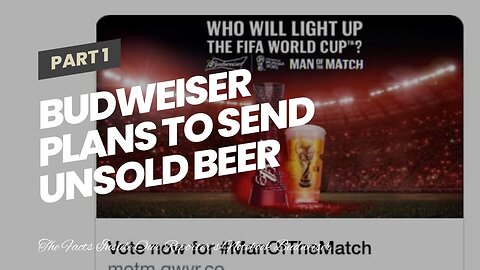 Budweiser plans to send unsold beer intended for World Cup in Qatar to winning country