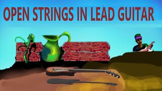 Open Strings Used In Lead Guitar | Hammer And Pull Offs | Gene Petty