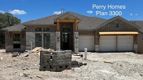 Perry Homes, Plan 3300, August 2022 completion, Johnson Ranch, Bulverde Tx