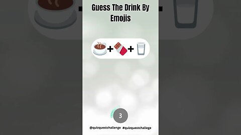 Guess the Drink by Emojis #shorts