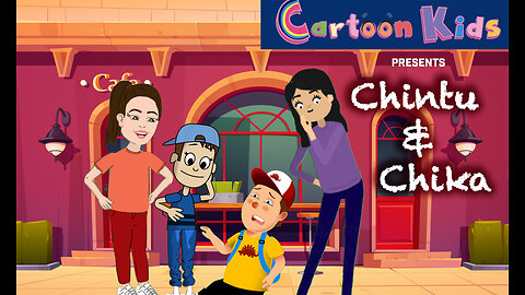 CHINTU & CHIKA Moral Stories | Story in Hindi | Best Friend Story| Playing Video Game.
