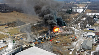 Ohio chemical train fire. Biden admin left Trump voters to die