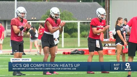 UC Football's quarterback competition heats up