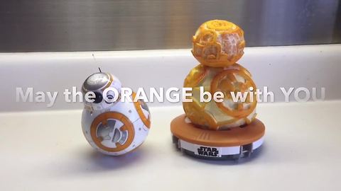 How to create your own BB-8 out of an orange