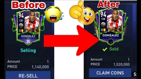 How sell a 999+player quickly in FIFA mobile market 100% Working trick