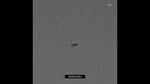 UFO spotted in clear video 5/2024!!! 🛸 👽