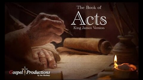 THE BOOK OF ACTS KJV AUDIO BIBLE NARRATED BY MAX MCLEAN RELAXING AMBIENT BG MUSIC BEST SPEED & TONE