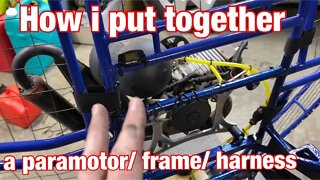 All about paramotors, motors, harness, hang points and more