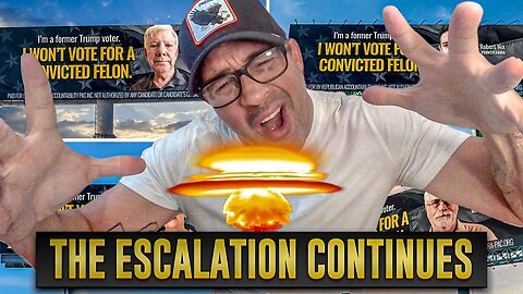 David Rodriguez: INSANITY! Convicted Felon Billboards Go Up! Build Up To Nuclear War With Russia ESCALATES!