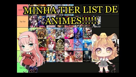 FINALMENTE UMA TIER LIST DE ANIMES - TIER LIST