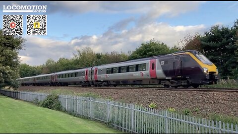 British Railways Class 220/1 Cross Country in Edinburgh traveling fast! #railway #train #railfans