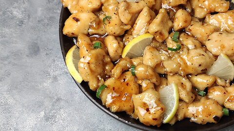 Sweet & Tangy Lemon Honey Chicken Recipe @mamagician ​