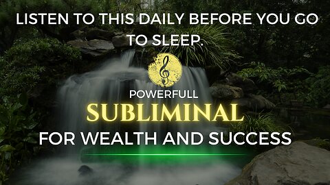 Powerful Subliminal for Success and Wealth