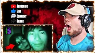 Reacting to Nuke Top 5 Top 5 SCARY Ghost Videos That'll Make You CRY for DADDY