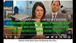 Danielle Smith Backs Down On Banning Vaxx-Pass - Voting is Useless NO Accountability