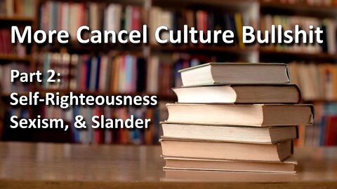 Booktube Response: More Cancel Culture