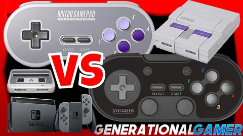 Retro Bit Legacy 16 vs 8bitdo SN30 2 4 GHz (You Tell Me!)