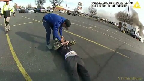 Bodycam footage shows Benton County Corporal pulling man from burning SUV wreck