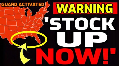 Urgent Gov. Warning - Stock Up On Food - Water now 1/10/24..