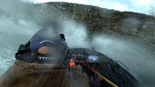 Boat vs. Cornpop On The Little Juniata River w/ Jet Pump Cam